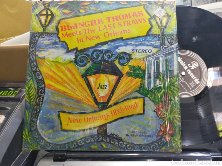 Disques de vinyle: Blanche Thomas meets the last strwas in new Orleans LP u.s.a.
