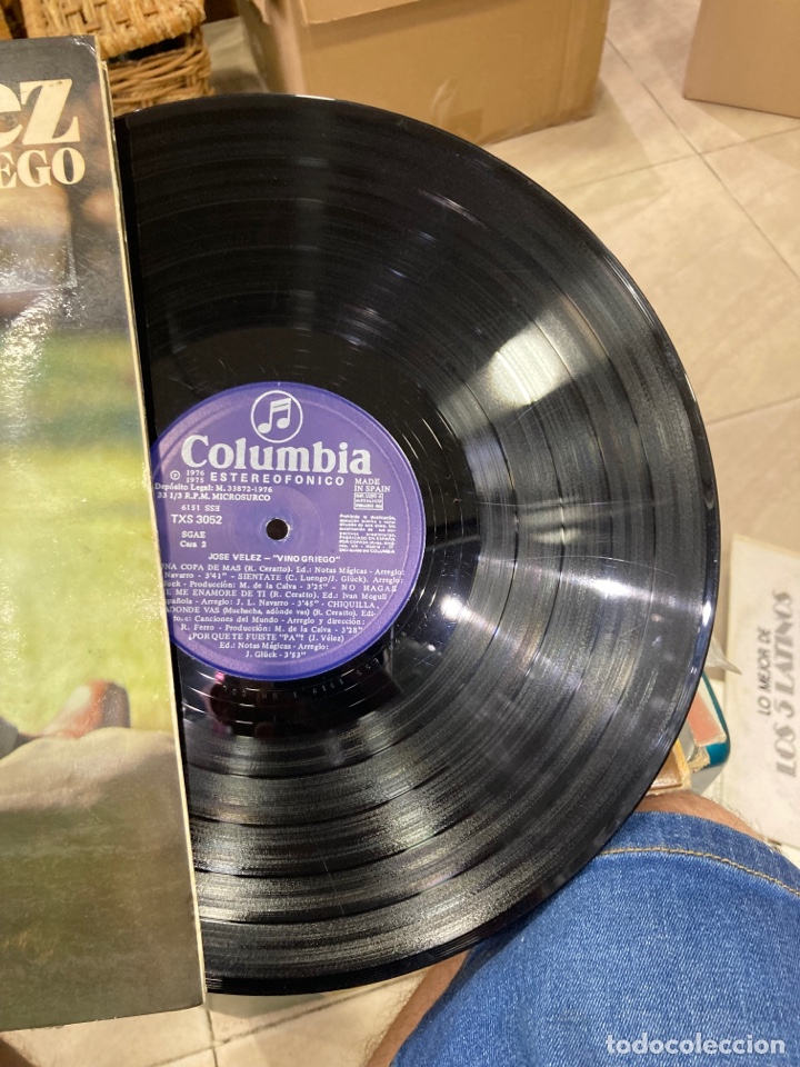 Discos de vinilo: Disco de vinilo Jose Velez, muy nuevo - Foto 2