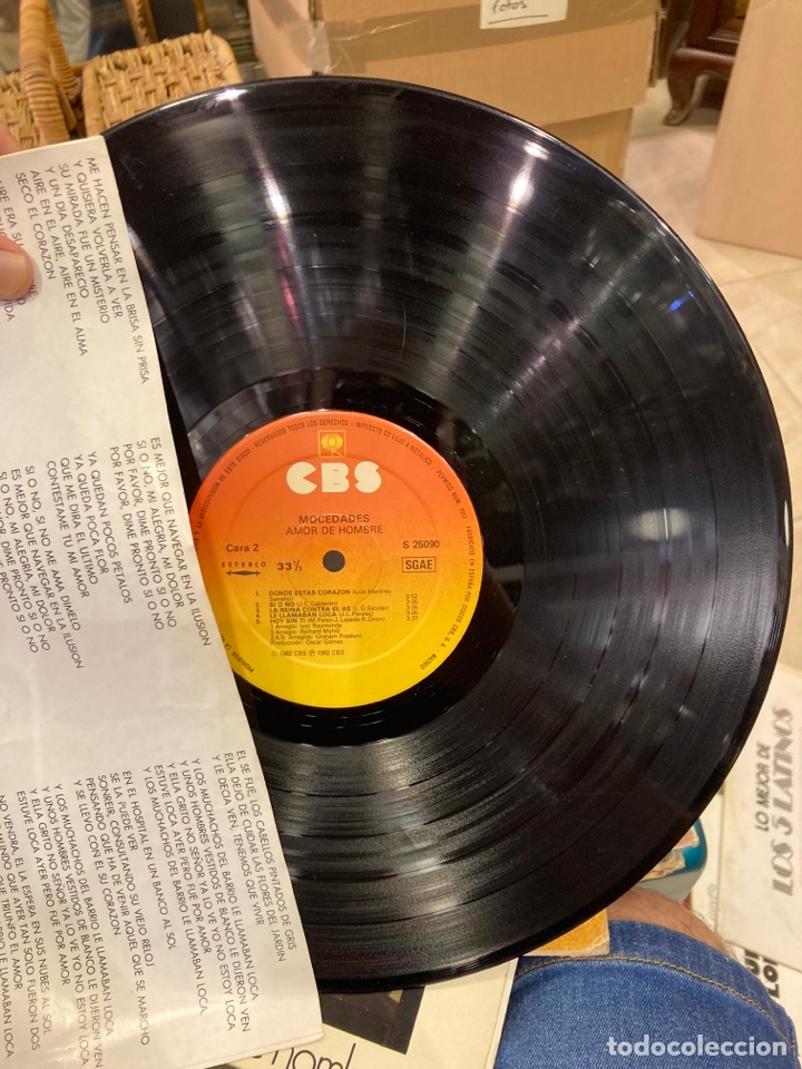 Discos de vinilo: Disco de vinilo mocedades, muy nuevo - Foto 5