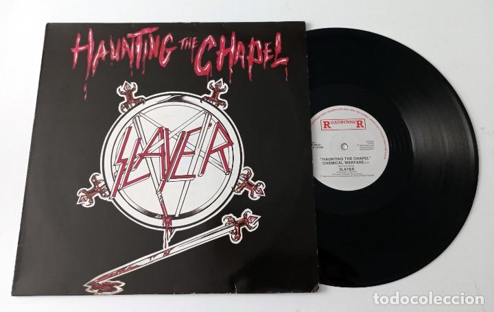 Discos de vinilo: LP SLAYER - HAUNTING THE CHAPEL - Foto 3