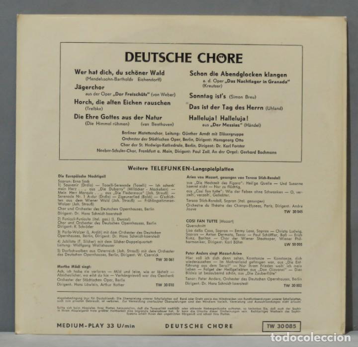 Discos de vinilo: LP. Deutsche Ch&ouml;re - Foto 2
