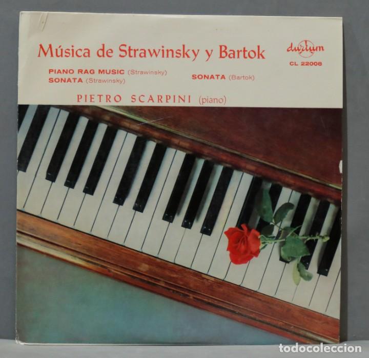 Discos de vinilo: LP. MUSICA DE STRAWINSKY Y BARTOK. SCARPINI - Foto 1