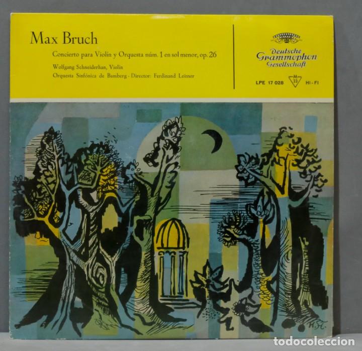 Discos de vinilo: LP. BRUCH. CONCIERTO OP. 26. LEITNER - Foto 1