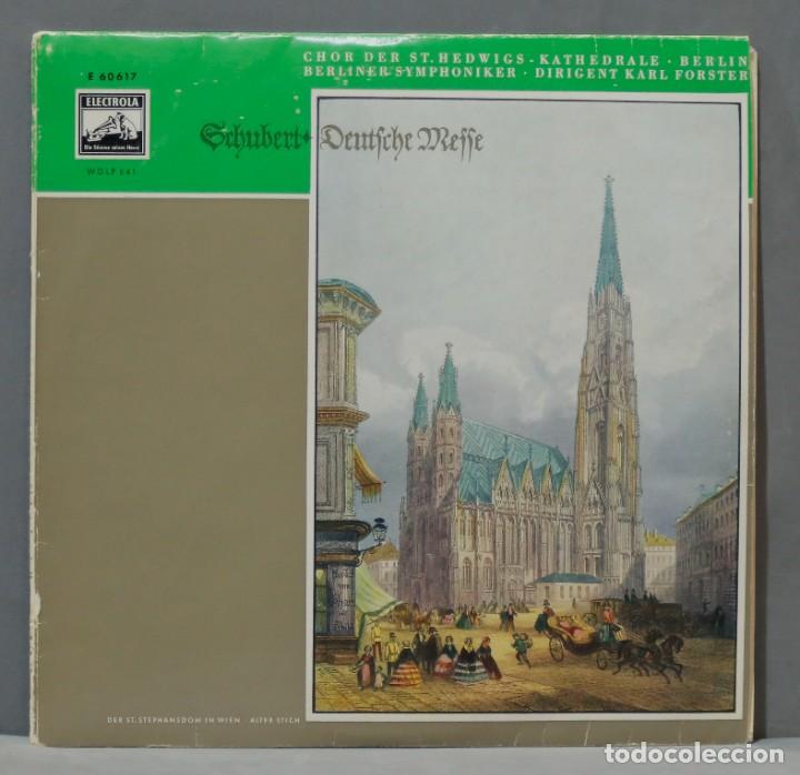 Discos de vinilo: LP. Forster &ndash; Deutsche Messe. SCHUBERT - Foto 1
