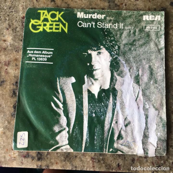 Discos de vinilo: Jack Green - Murder . SINGLE. 1980 GERMANY - Foto 1