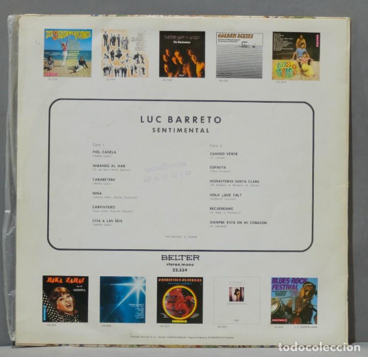 Discos de vinilo: LP. Luc Barreto &ndash; Sentimental - Foto 2