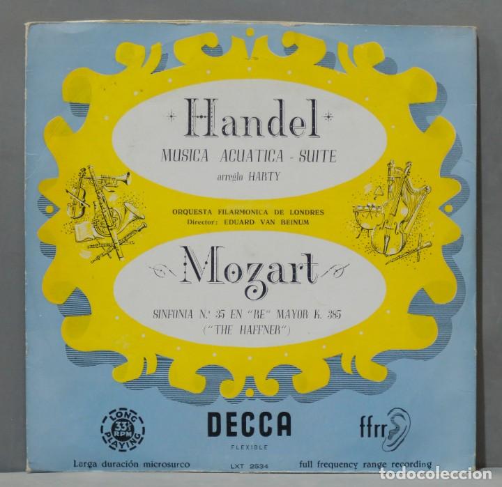 Discos de vinilo: LP. HANDEL. MOZART. VAN BEINUM - Foto 1