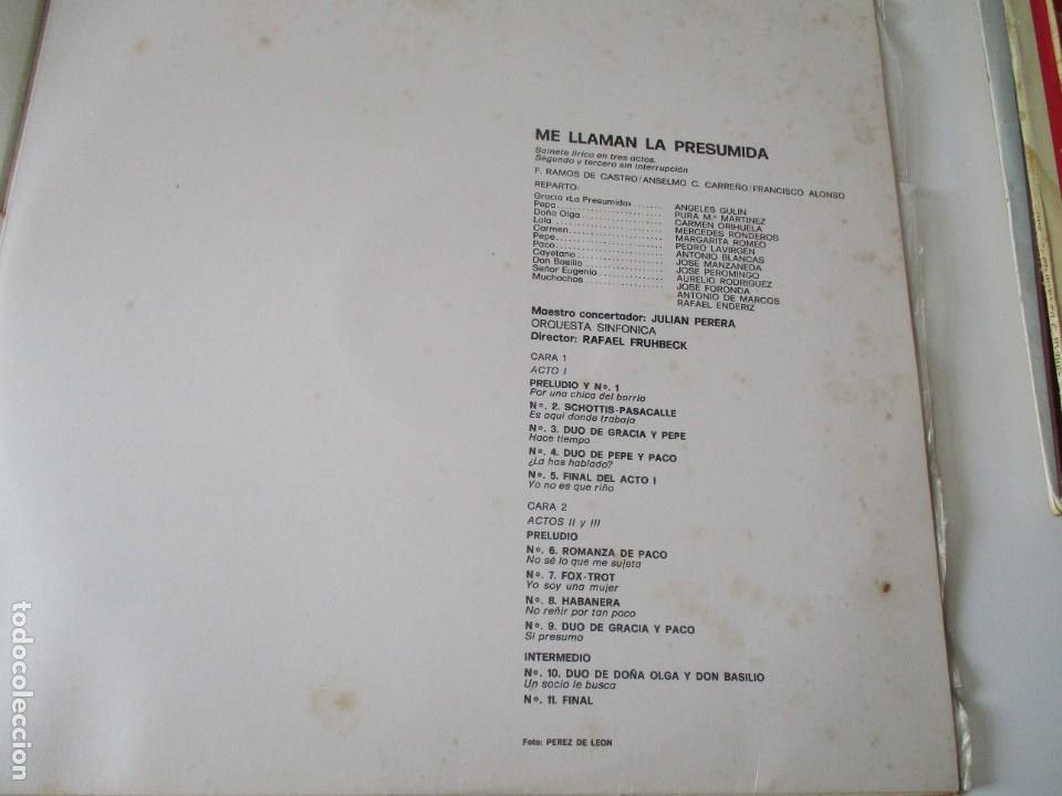 Discos de vinilo: ME LLAMAN LA PRESUMIDA DI4125 - Foto 2