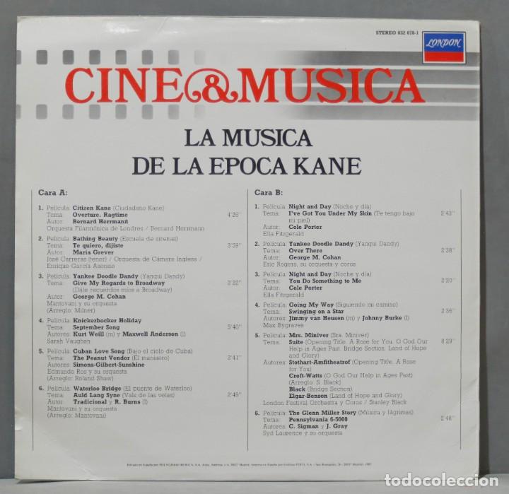Discos de vinilo: LP. La M&uacute;sica De La &Eacute;poca Kane - Foto 3