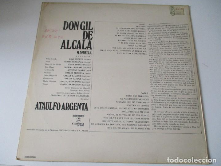 Discos de vinilo: DON GIL DE ALCAL&Aacute; DI4145 - Foto 2