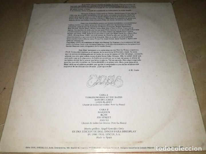 Discos de vinilo: CHICK COREA-EXTASIS-ORIGINAL ESPA&Ntilde;OL 1980 - Foto 2