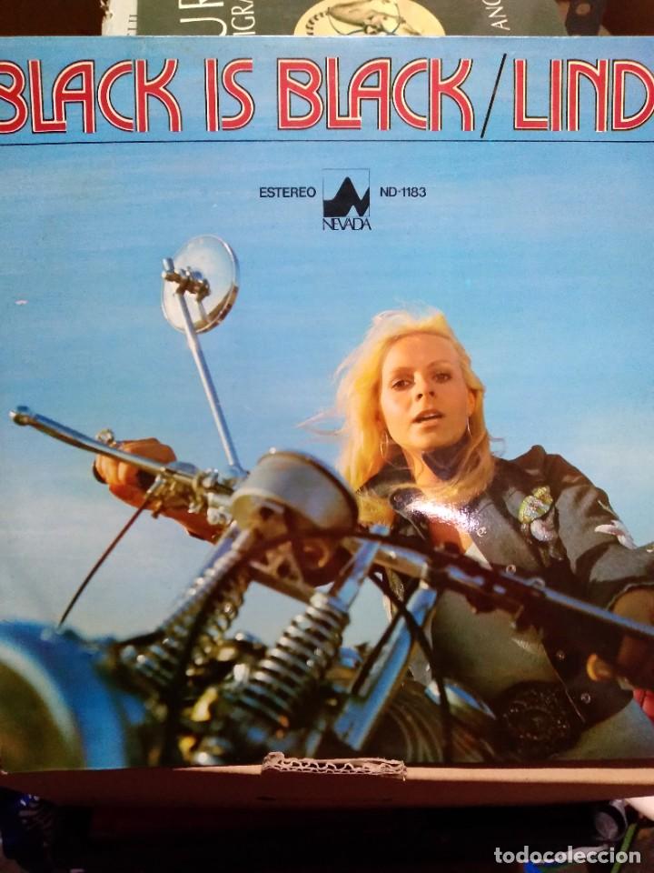 Discos de vinilo: LP-THE STUDIO GROUP-BLACK IS BLACK-LINDA-