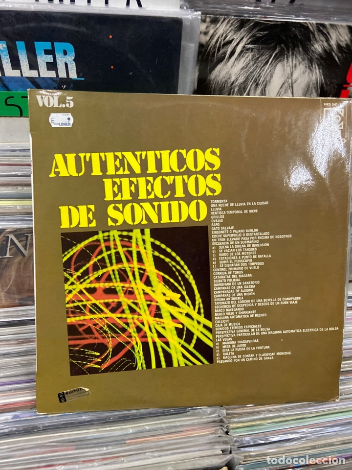Discos de vinilo: Aut&eacute;nticos efectos de sonido cinco 5 - Foto 1