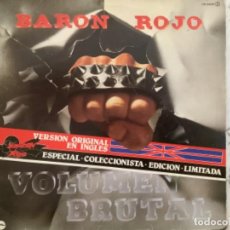 Discos de vinilo: BARÓN ROJO VOLUMEN BRUTAL. VERSIÓN ORIGINAL EN INGLÉS. 1982.. Lote 358842645
