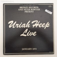 Discos de vinilo: URIAH HEEP ‎– URIAH HEEP LIVE , 2 VINYLS CANADA 1973 MERCURY. Lote 358886875