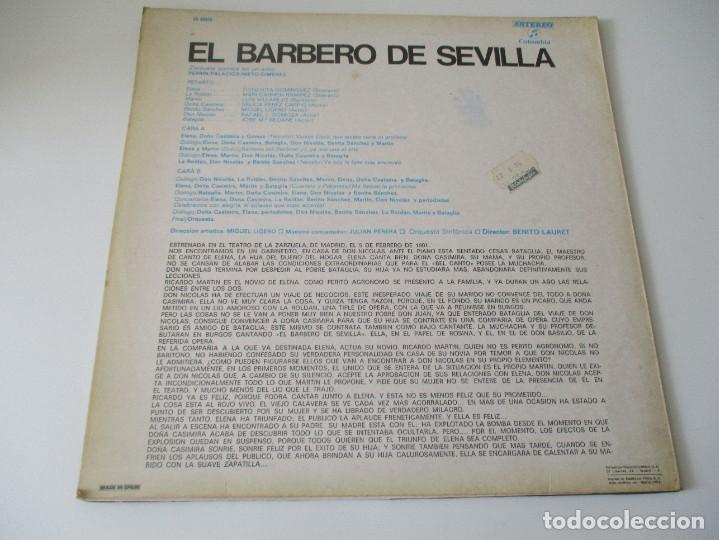 Discos de vinilo: EL BARBERO DE SEVILLA DI4248 - Foto 2