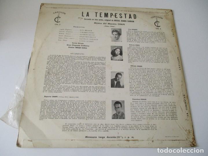 Discos de vinilo: RAMOS CARRI&Oacute;N La tempestad DI4151 - Foto 2