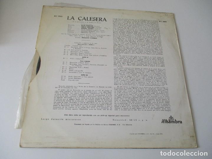 Discos de vinilo: Francisco Alonso LA CALESERA DI4157 - Foto 2