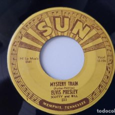 Discos de vinilo: SINGLE DEL CANTANTE NORTEAMERICANO DE ROCK AND ROLL, ELVIS PRESLEY, USA FIRST PRESS ( AÑO 1955 )