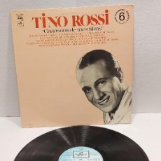 Discos de vinilo: TINO ROSSI / CHANSONS DE MES FILMS / VOL. 6 / LP - COLUMBIA-1978 / MBC. ***/***. Lote 358995045