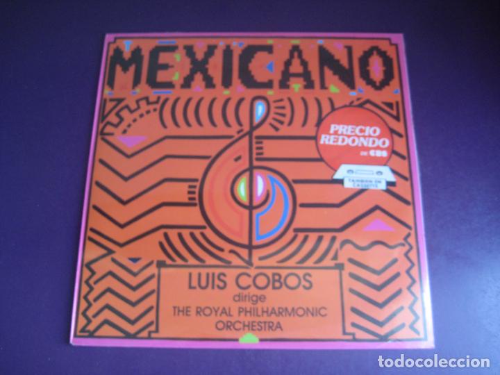 Discos de vinilo: LUIS COBOS DIRIGE ROYAL PHILHARMONIC ORCHESTRA &lrm;&ndash; MEXICANO - LP CBS 1984 PRECINTADO - LATINA CLASIC