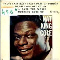 Discos de vinilo: NAT KING COLE / IN THE COOL OF THE DAY + 3 (EP CAPITOL 1963). Lote 359056515