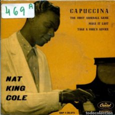 Discos de vinilo: NAT KING COLE / CAPUCCINA + 3 (EP CAPITOL 1963). Lote 359056735