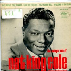 Discos de vinilo: NAT KING COLE / THAT SUNDAY, THAT SUMMER + 3 (EP CAPITOL 1963). Lote 359056980