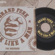 Discos de vinilo: GRAND FUNK – WALK LIKE A MAN, CAPITOL RECORDS – SPAIN- 1 J 006 81.550, 1974