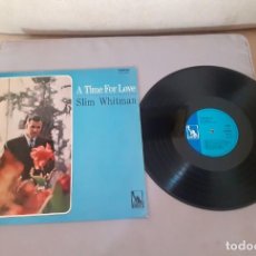 Discos de vinilo: VENDO DISCO DE VINILO VINTAGE 1966,SLIM WHITMAN, A TIME FOR LOVE,LIBERTY, STEREO LBS 83035,USADO