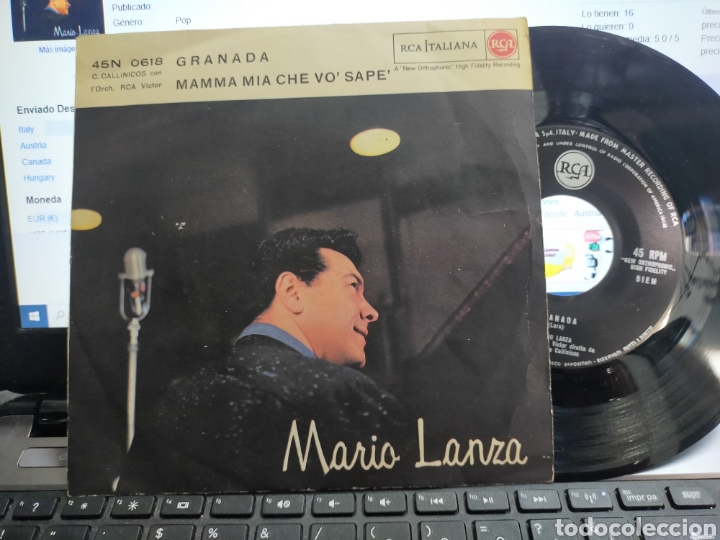 Discos de vinilo: Mario lanza single granada Italia - Foto 1