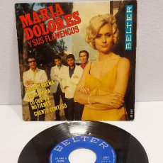 Discos de vinilo: MARIA DOLORES Y SUS FLAMENCOS / GIBRALTAREÑA +3 / EP - BELTER-1968 / MBC. ***/***. Lote 359116810