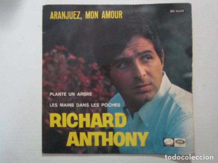 Discos de vinilo: (104) VINILO SINGLE RICHARD ANTHONY ARANJUEZ MON AMOUR - Foto 1
