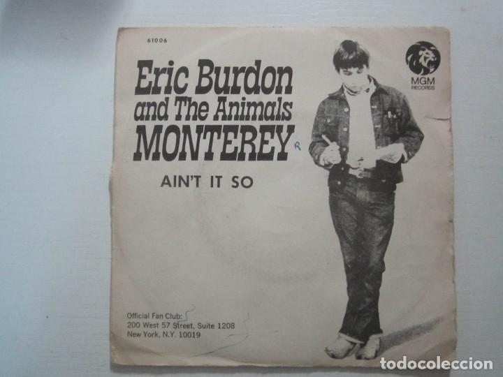 Discos de vinilo: (108) VINILO SINGLE ERIC BURDON AND THE ANIMALS - Foto 1