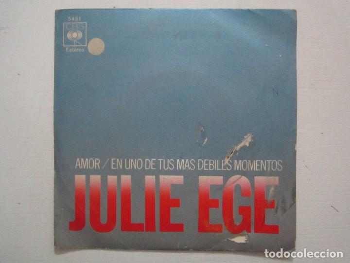 Discos de vinilo: (103) VINILO SINGLE JULIE EGE - Foto 1