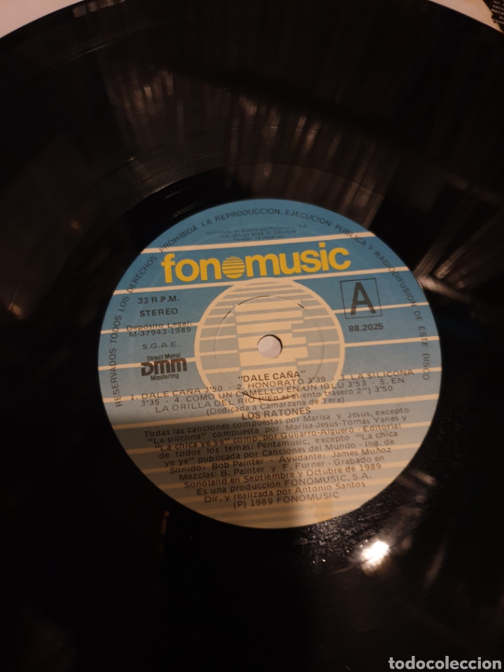 Discos de vinilo: Los ratones - dale ca&ntilde;a - Foto 3