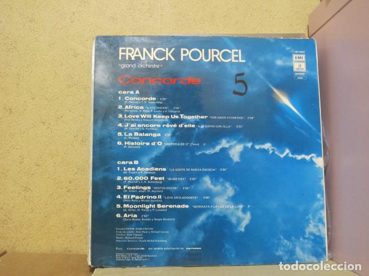 Discos de vinilo: Franck Pourcel - Concorde - Odeon 1J 062-15.564 - 1975 - Foto 2
