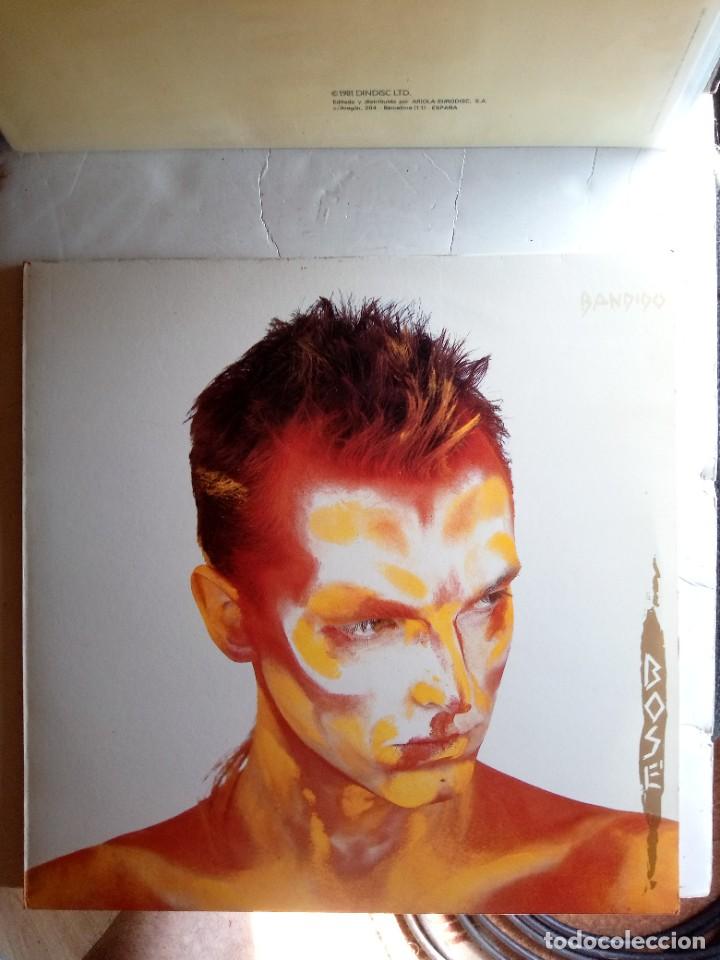 Discos de vinilo: miguel bose bandido 1984 insert lp - Foto 1