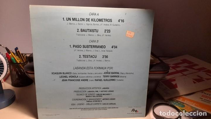 Discos de vinilo: LP LABANDA : UN MILLON DE KILOMETROS ( FOLK ROCK PROGRESIVO ) - Foto 2
