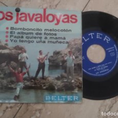 Discos de vinilo: LOS JAVALOYAS- BOMBONCITO +3 - EP BELTER 1966. Lote 359324735