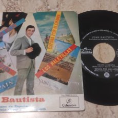 Discos de vinilo: JUAN BAUTISTA EP COLUMBIA 1964 LOS MALETILLAS/ +3- FLAMENCO POP RUMBA ACOMPAÑADO NELO COSTA Y SU GRU. Lote 359328790