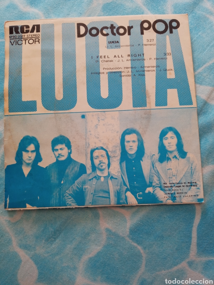 Discos de vinilo: Doctor Pop.Lucia ..disco vinilo single - Foto 2