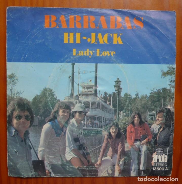 Discos de vinilo: BARRABAS / HI-JACK / 1974 / SINGLE - Foto 1