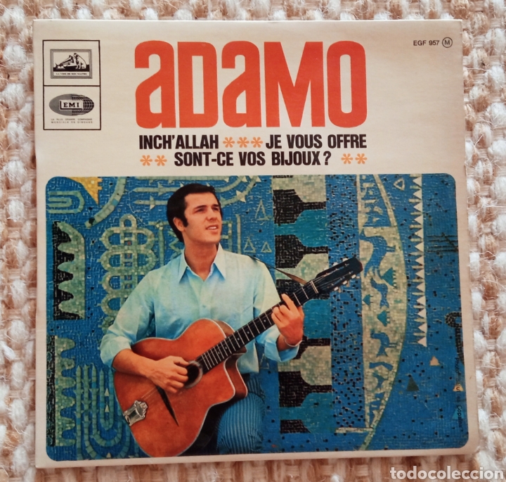 Discos de vinilo: Vinilo. EP 7&rdquo;. Adamo - Foto 1