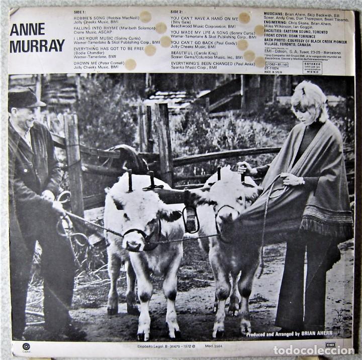 Discos de vinilo: ANNE MURRAY.ANNIE...FOLK CANADA...EX - Foto 2