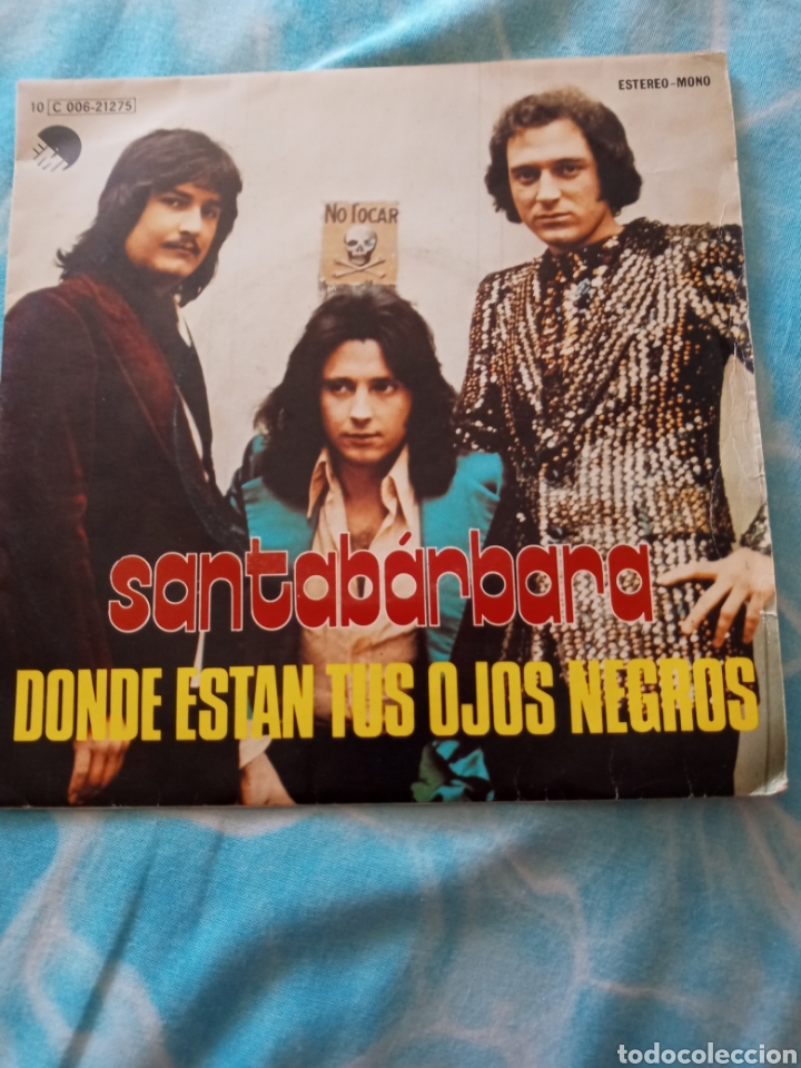 Vinyl-Schallplatten: Santabarbara.donde estan tus ojos negros ..disco vinilo single