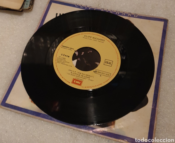 Discos de vinilo: Cliff Richard - un poco enamorado - Foto 3