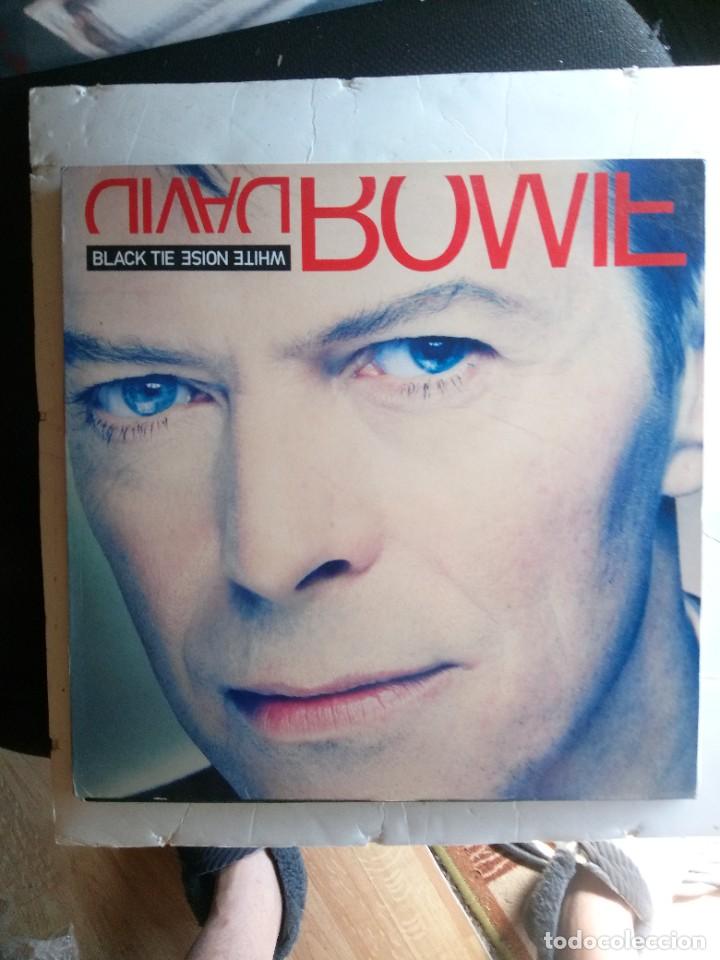 Discos de vinilo: david bowie black tie white noise 1993 insert - Foto 1