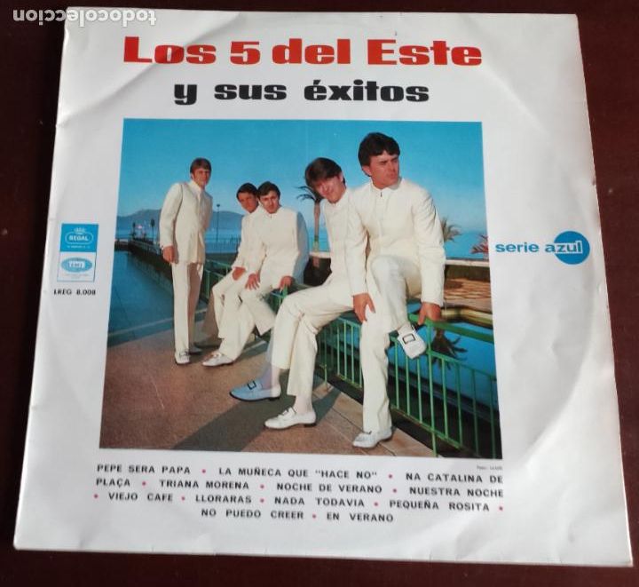 Discos de vinilo: LOS 5 DEL ESTE Y SUS EXITOS - LP - 1967 - SERIE AZUL - Foto 1
