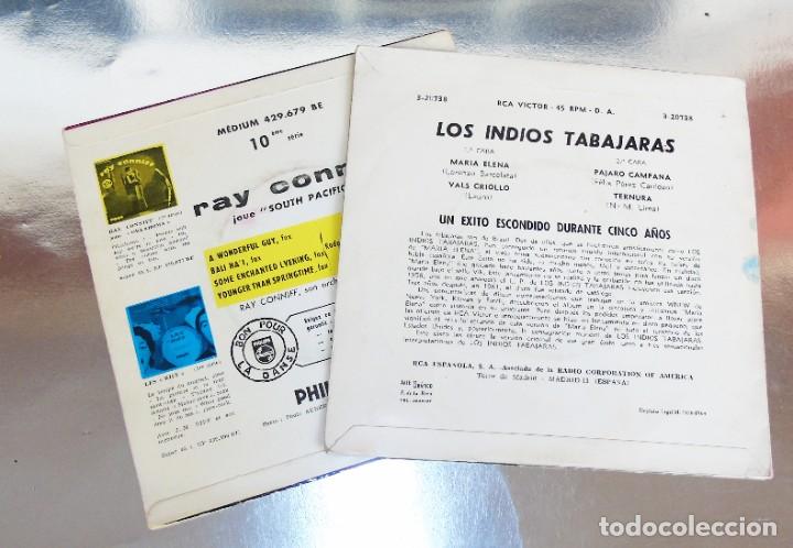 Discos de vinilo: LOTE 2 VINILOS --- NUM 1010 ----LOS INDIOS TABAJARAS & RAY CONNIFF - Foto 2